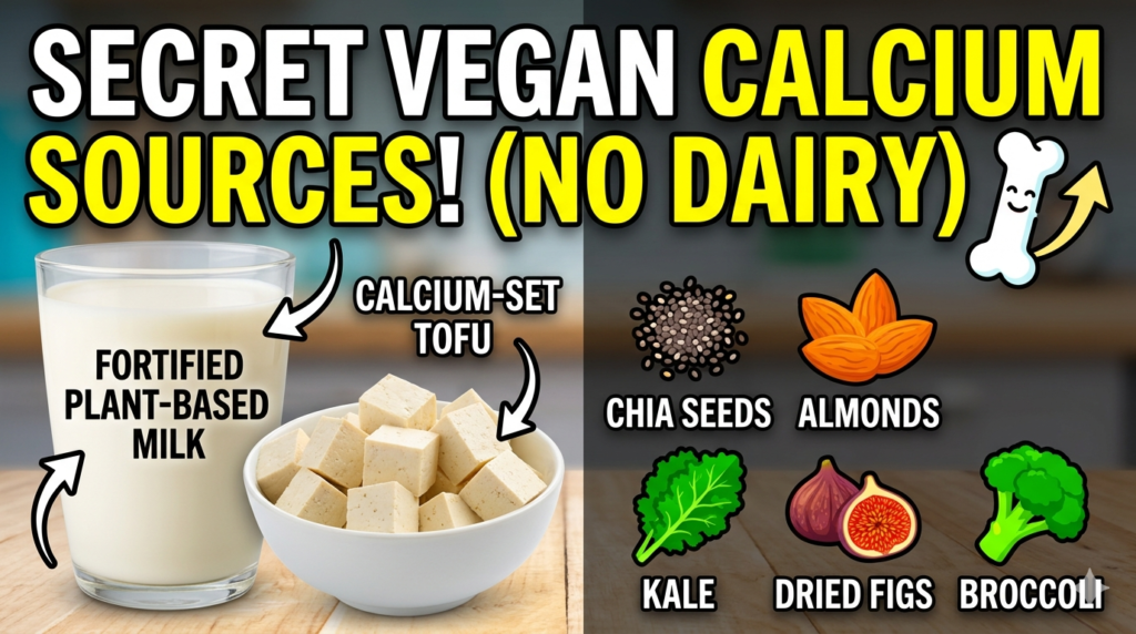 Non-Dairy Foods High in Calcium for Vegans
